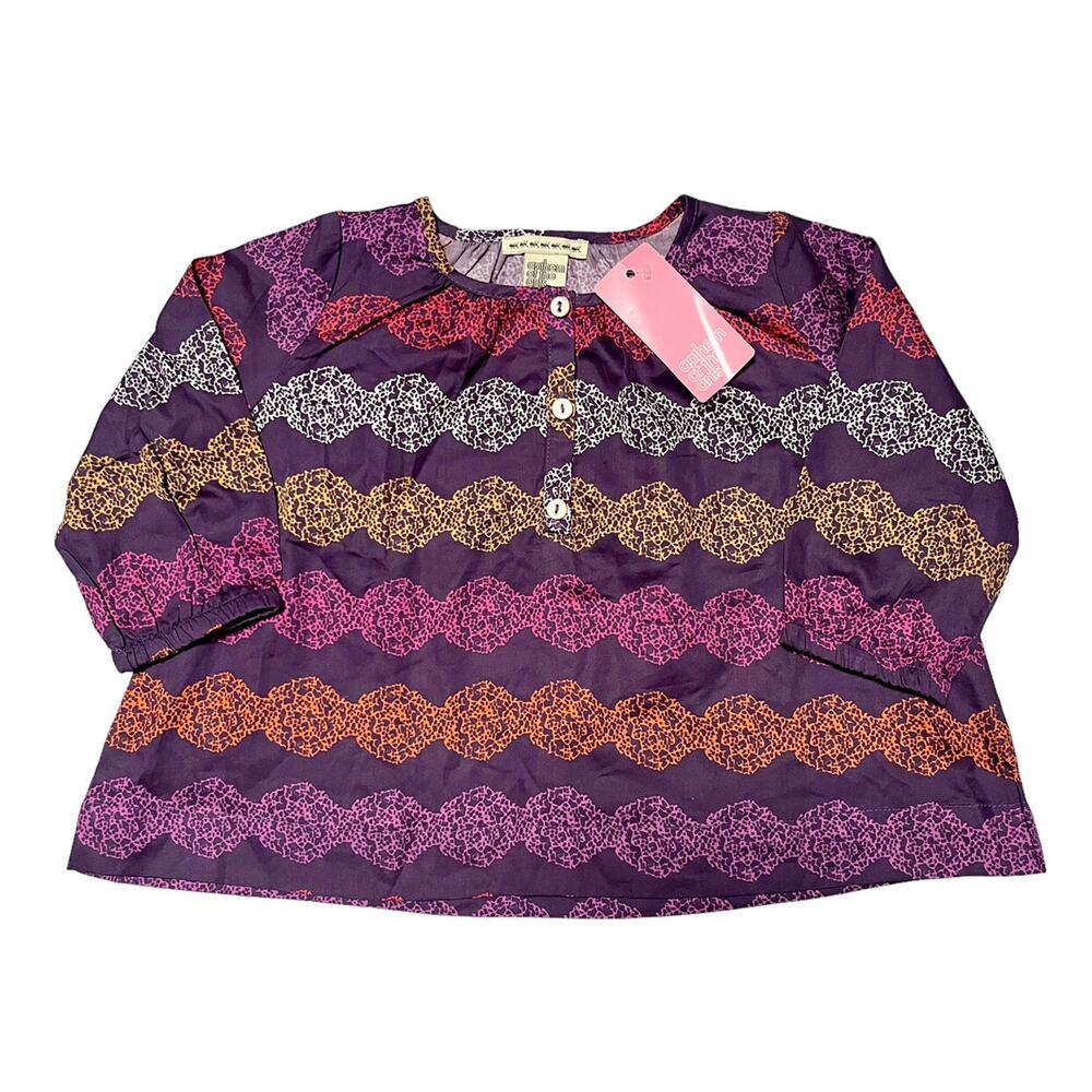 NWT Anthem Of The Ants Poet Button Blouse Size 4T